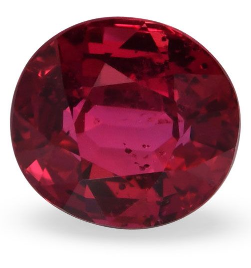 3.06 ct Oval Red Natural Ruby