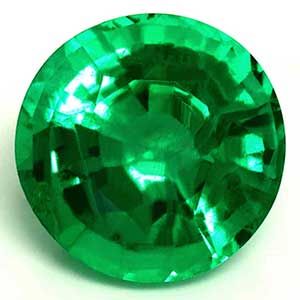 2.37 ct Round Green Natural Emerald