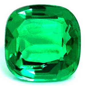 1.50 ct Cushion Green Natural Emerald