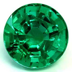 1.91 ct Round Green Natural Emerald