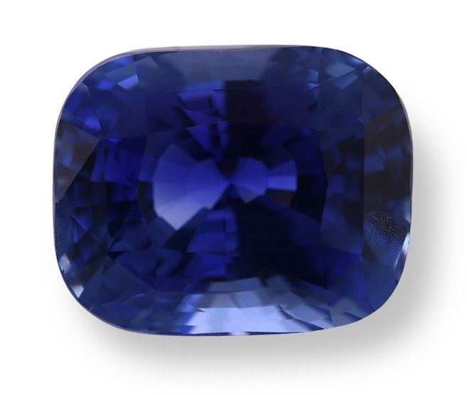 6.04 ct Cushion Blue Natural Sapphire