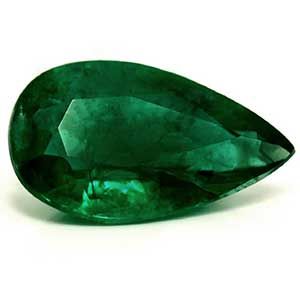 2.43 ct Pear Green Natural Emerald