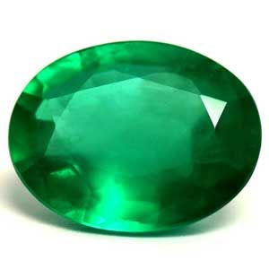 3.14 ct Oval Green Natural Emerald