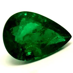 2.17 ct Pear Green Natural Emerald
