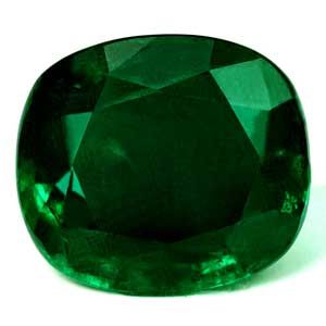 6.37 ct Cushion Green Natural Emerald