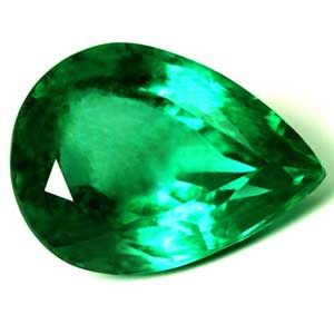 2.35 ct Pear Green Natural Emerald