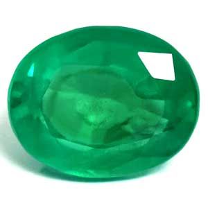 4.06 ct Oval Green Natural Emerald