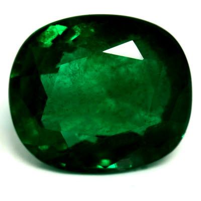 8.91 ct Cushion Green Natural Emerald