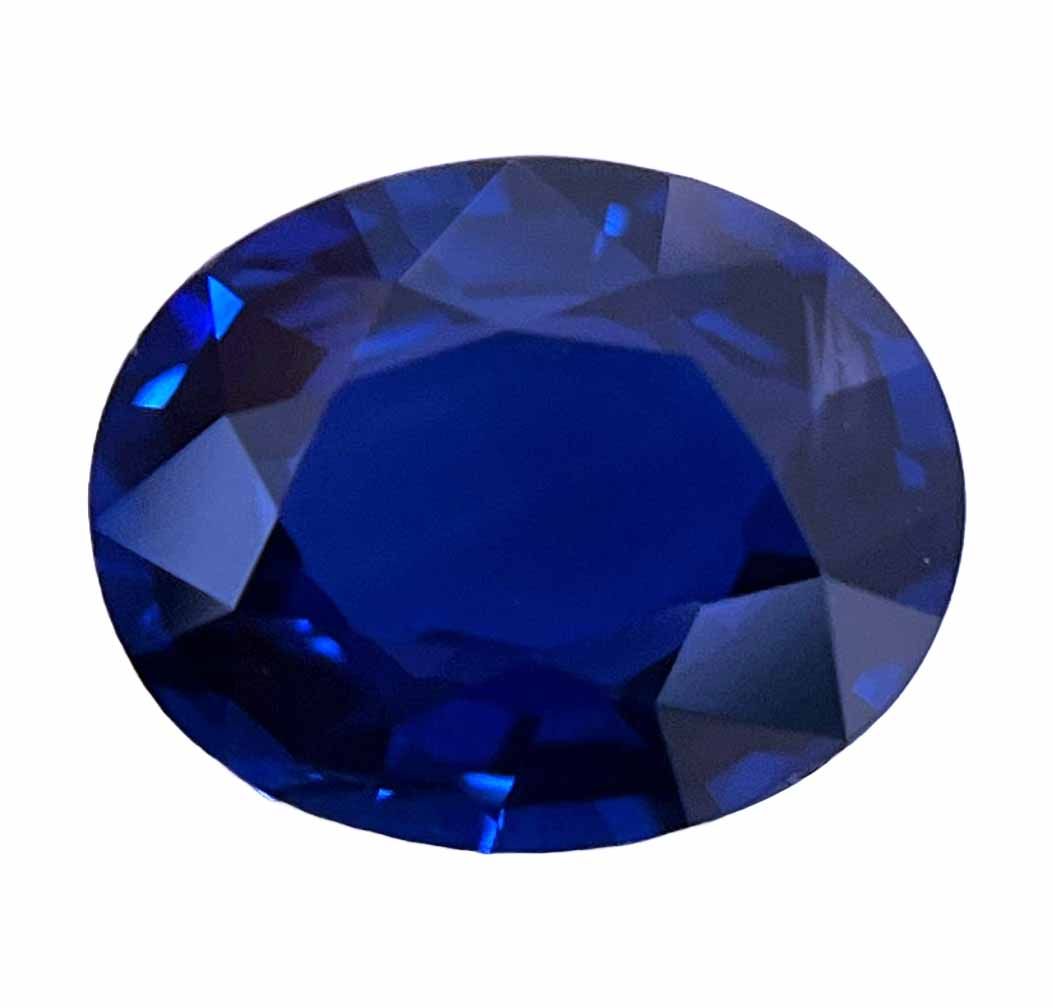 5.04 ct Oval Blue Natural Sapphire