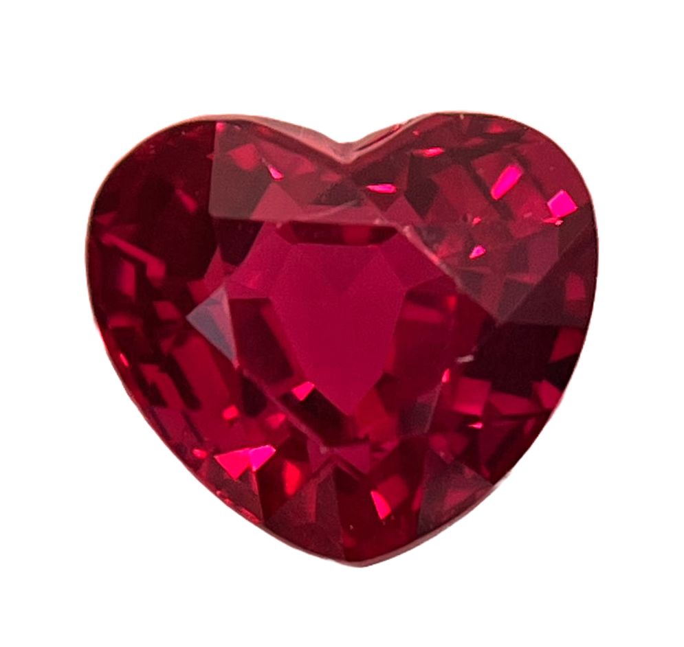 4.03 ct Heart Red Natural Ruby