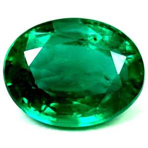 2.92 ct Oval Green Natural Emerald