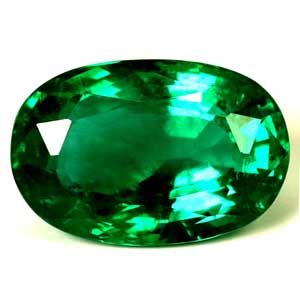 2.28 ct Oval Green Natural Emerald