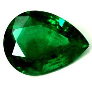 1.20 ct Pear Green Natural Emerald