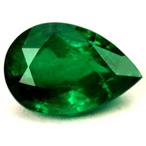2.18 ct Pear Green Natural Emerald