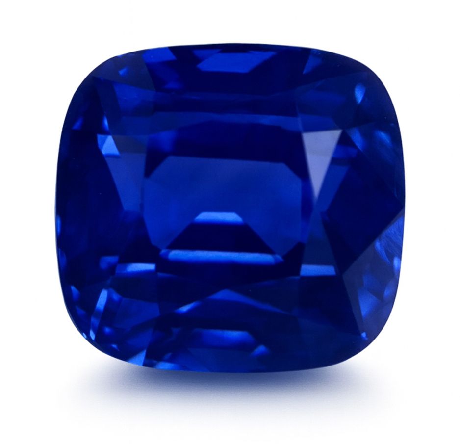 7.69 ct Cushion Blue Natural Sapphire