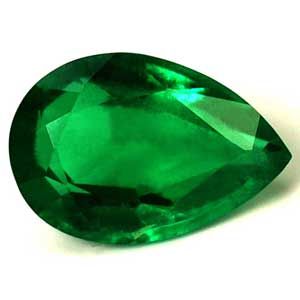 1.17 ct Pear Green Natural Emerald