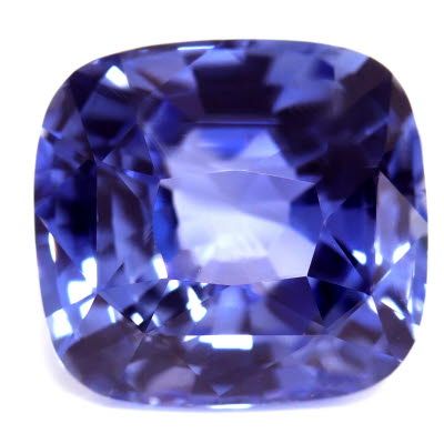 3.98 ct Cushion Blue Natural Sapphire