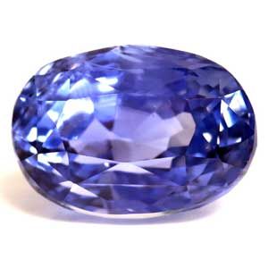 2.50 ct Oval Blue Natural Sapphire