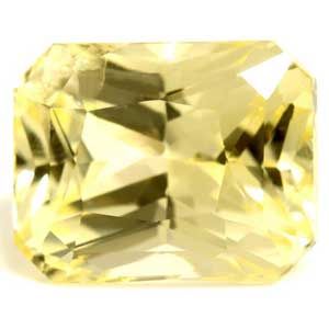 6.85 ct Emerald Yellow Natural Sapphire