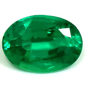 1.05 ct Oval Green Natural Emerald
