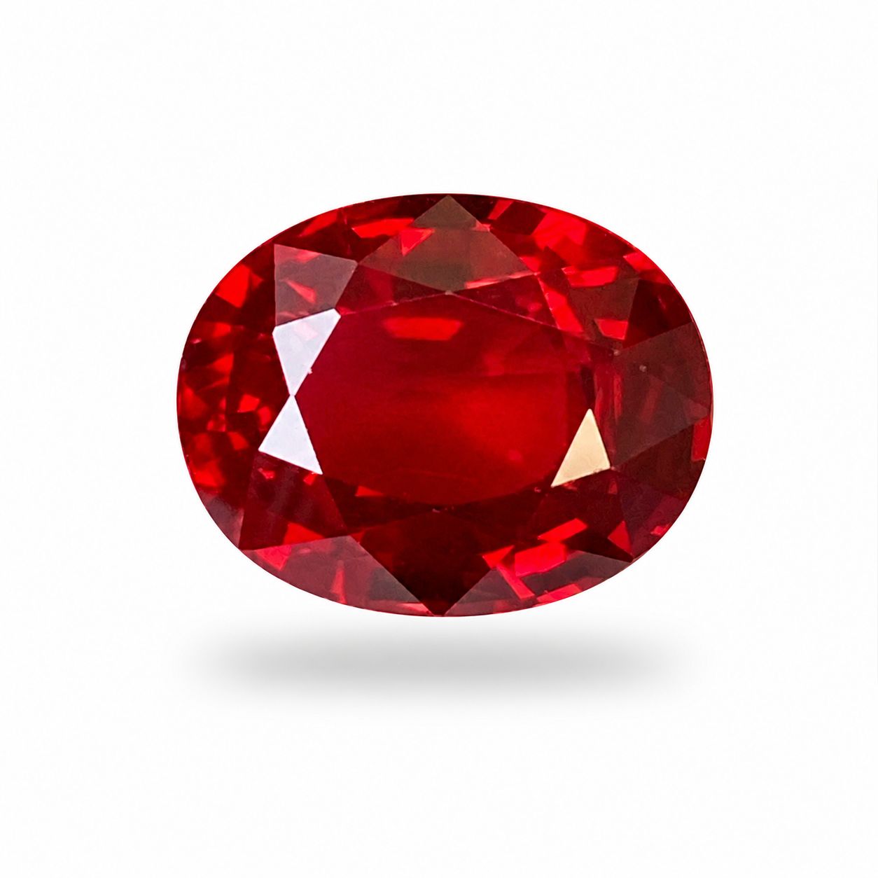 2.20 ct Oval Red Natural Ruby