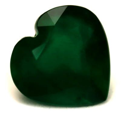 2.13 ct Heart Green Natural Emerald