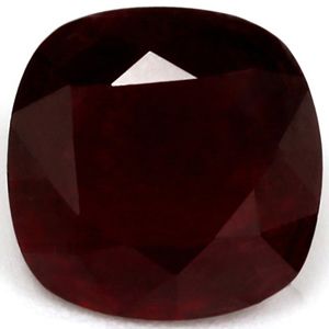 0.89 ct Cushion Red Natural Ruby