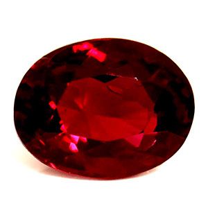 0.54 ct Oval Red Natural Ruby