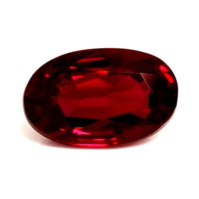 0.51 ct Oval Red Natural Ruby