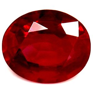 0.59 ct Oval Red Natural Ruby