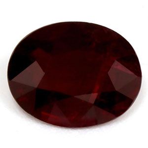 0.87 ct Oval Red Natural Ruby