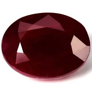 5.44 ct Oval Red Natural Ruby