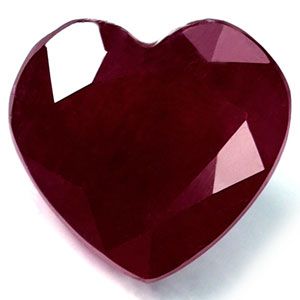 2.02 ct Heart Red Natural Ruby