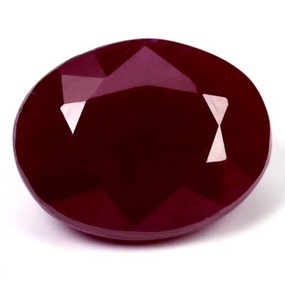 4.16 ct Oval Red Natural Ruby
