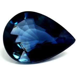 1.10 ct Pear Blue Natural Sapphire