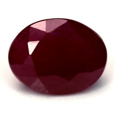 2.23 ct Oval Red Natural Ruby