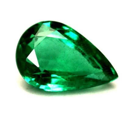 1.84 ct Pear Green Natural Emerald