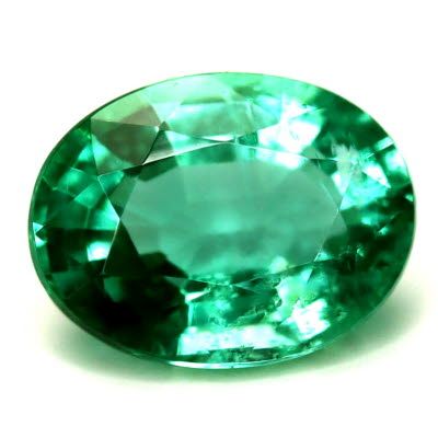 1.13 ct Oval Green Natural Emerald