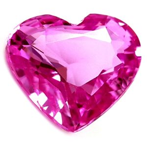 1.04 ct Heart Pink Natural Sapphire