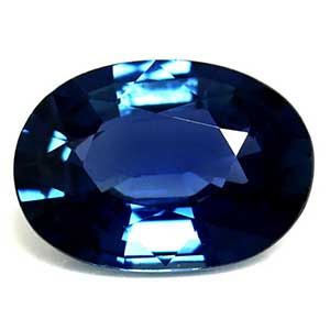 0.86 ct Oval Blue Natural Sapphire