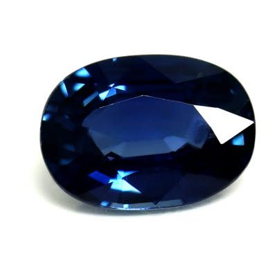 1.00 ct Oval Blue Natural Sapphire