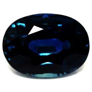 1.20 ct Oval Blue Natural Sapphire