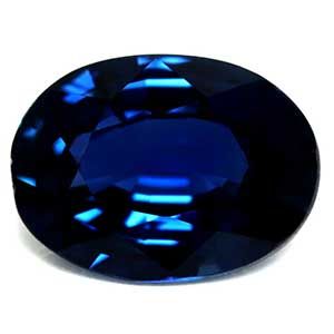 0.97 ct Oval Blue Natural Sapphire