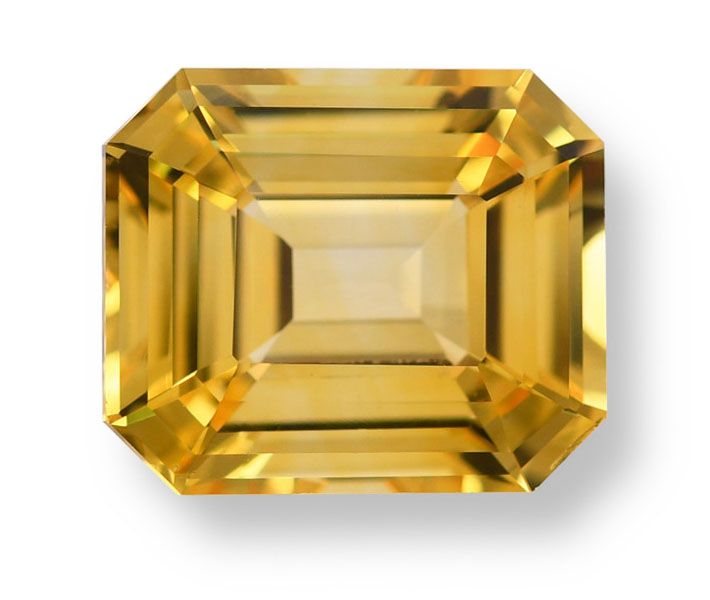 5.06 ct Emerald Yellow Natural Sapphire