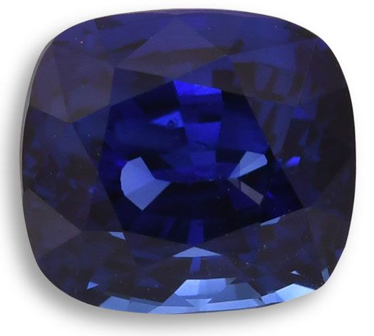 4.03 ct Cushion Blue Natural Sapphire