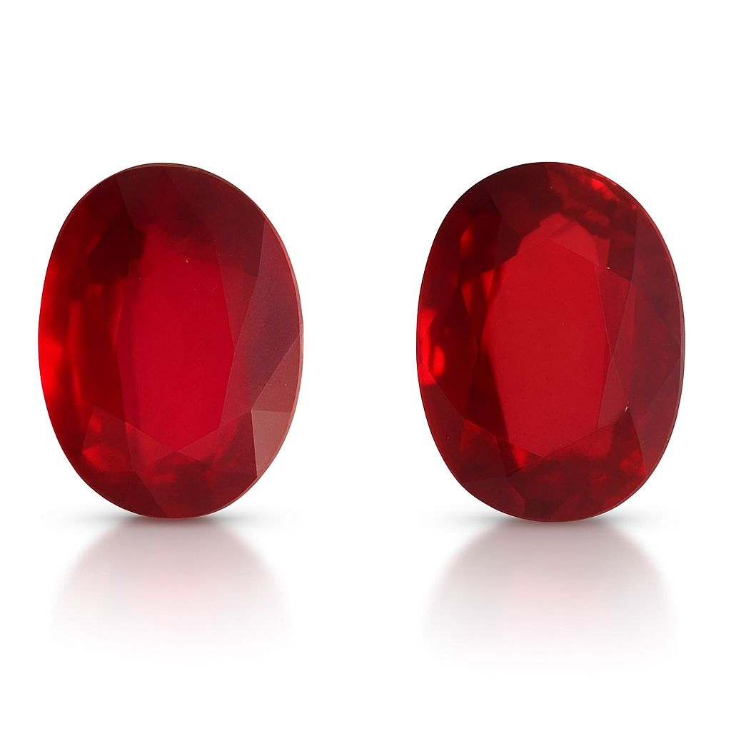 4.09 ct Oval Red Natural Ruby