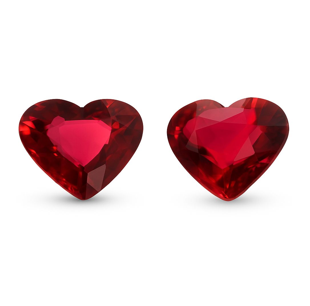 4.20 ct Heart Red Natural Ruby