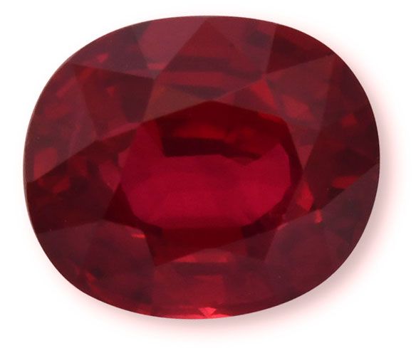 4.52 ct Oval Red Natural Ruby