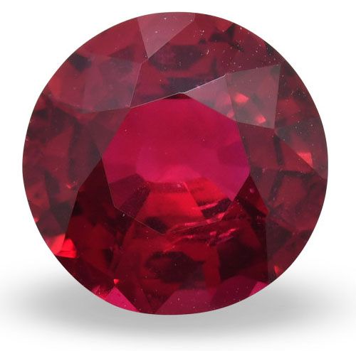 4.28 ct Round Red Natural Ruby