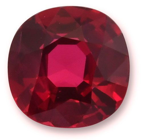 1.31 ct Cushion Red Natural Ruby
